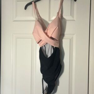 Women’s Pink and Black Swimsuit